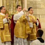 Newly Ordained FSSP Priests Visit St. Mary’s to Offer First Mass and First Blessing